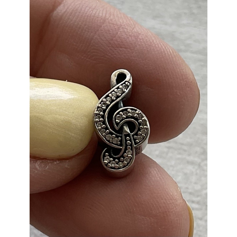 Pandora "Sweet Music" treble clef charm ALE 925 Sterling Silver